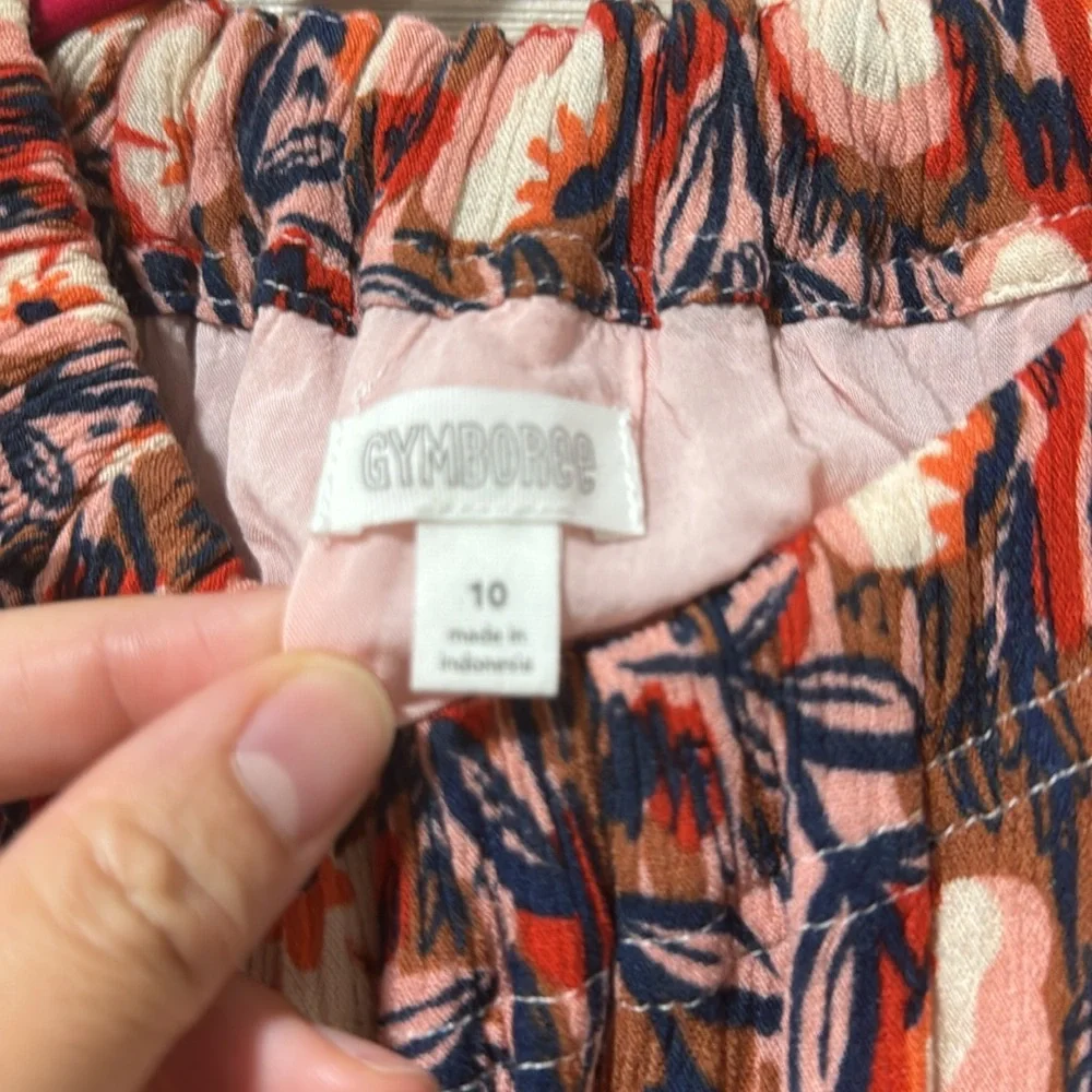 Gymboree floral crepe girl dress